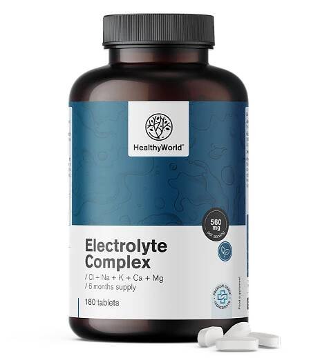 Komplex elektrolytů, 180 tablet - Healthy-World.cz