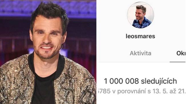 LEOŠ MAREŠ králem českého Instagramu. Dosáhl 1 milionu sledujících!