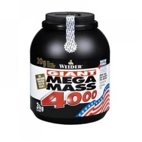 WEIDER Mega Mass 4000 Jahoda 3000 g