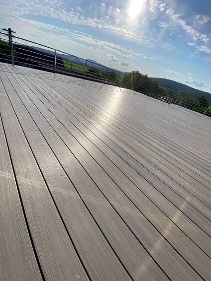 Terasová WPC doska v dekore Dub šedý | WoodPlast