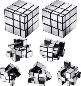 Mirror cube FanXin stříbrný
