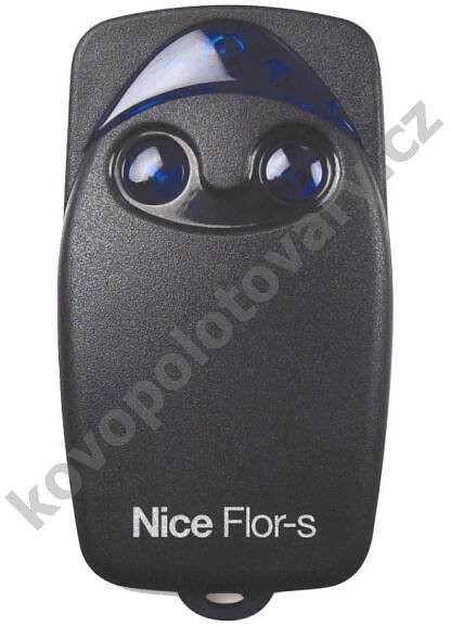 Nice FLO2R-S - dálkový ovladač pohonu brány a vrat, plovoucí kód 2-kanálový 433 MHz | KovoPolotovary 