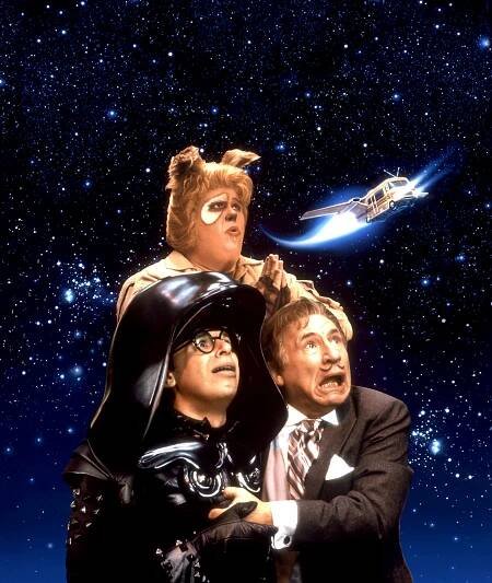 John Candy, Rick Moranis, Mel Brooks in "Spaceballs"