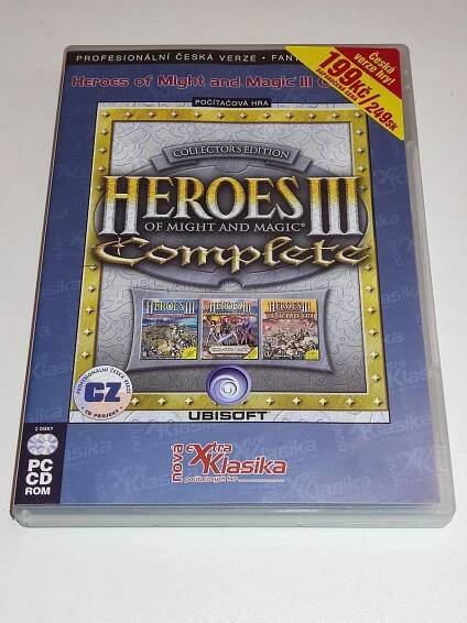 PC CD-ROM : HEROES OF MIGHT AND MAGIC III COMPLETE / NEŠKRÁBLÉ - Hry