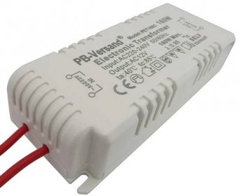 LED Trafo 0-80 wattů 12 V AC/halogen do 160 W střídavý proud