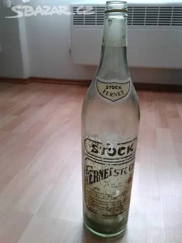 stará velká láhev FERNET STOCK 3L