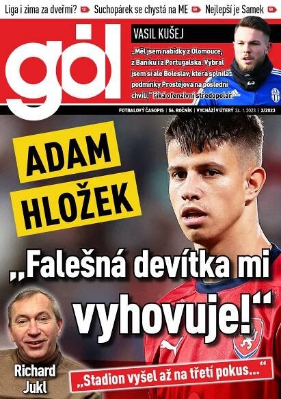 Časopis Gól nabízí 2. číslo roku 2023