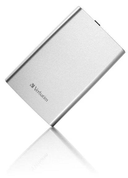 Externí pevný disk 2,5" Verbatim 2TB USB 3.0 stříbrná barva
