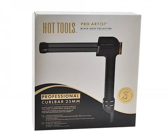 Kulma na vlasy Hot Tools Black Gold Curl Bar - 25 mm