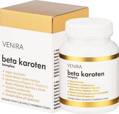 VENIRA Beta karoten komplex 80 cps.