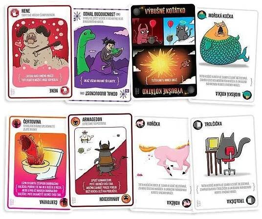 Asmodee Výbušná koťátka: Dobro a zlo