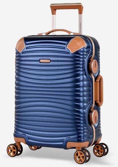 Eminent Gold Jetstream Cabin Size Suitcase Blue Front View