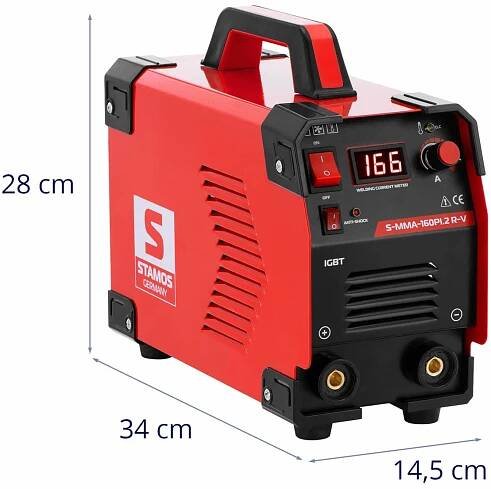 STAMOS Welding Group IGBT MMA VRD svářečka invertorová 230 V 160 A