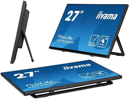 Obrázek produktu pro iiyama T2755QSC-B1 iiyama ProLite T2755QSC-B1 Monitor 68,4 cm (27,0 Zoll) schwarz
