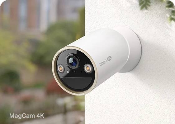 Battery-Powered 4K Magnetic Security Camera