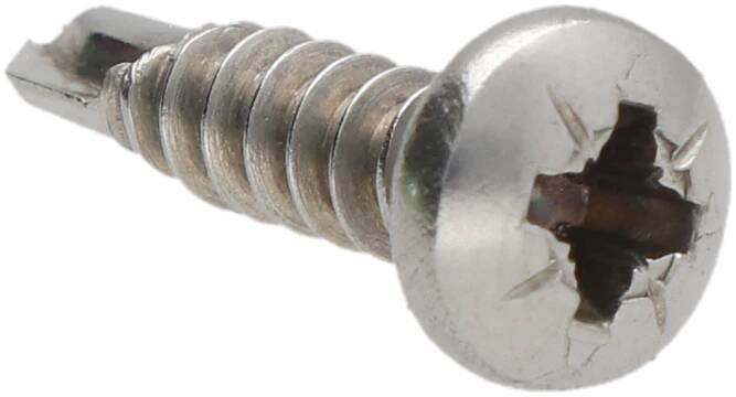 Nerezová skrutka samovrtná (4.2x13mm) polguľatá hlava, PZ2, DIN7504M /AISI304