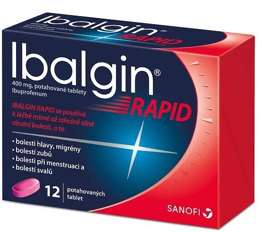 Ibalgin Rapid 400 mg 12 tablet