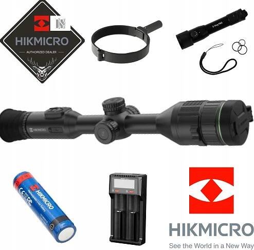 Puškohled pro noční vidění HIKMICRO Alpex 4K A50E +X-HOG Pro 3v1 nebo NOXAR PRO 4v1 Značka Hikmicro