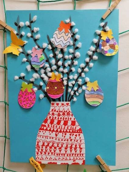Pin by Květoslava Hožová on Velikonoce in 2025 | Easter crafts preschool, Toddler arts and crafts, Preschool creative art