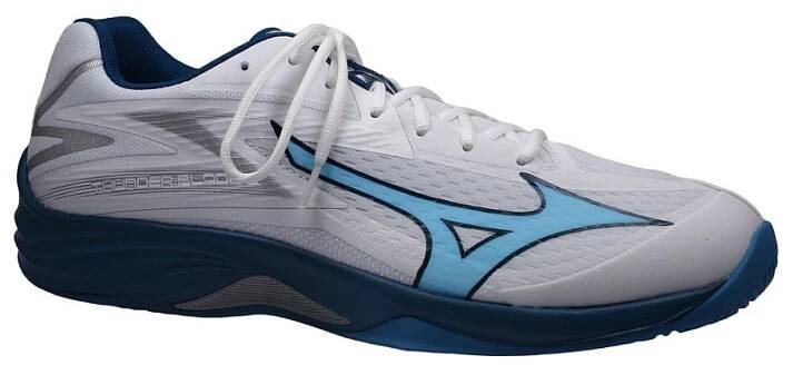Halová obuv, Mizuno, Thunder Blade Z, bílo-modrá