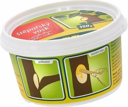 Moudrý Štěpařský vosk přípravek na ošetření ran stromů v sadařství 150 g