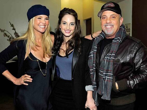 Christie Brinkley, Alexa Ray Joel and Billy Joel attend the premiere of "Last Play At Shea" during the 2010 Tribeca Film Festival at the Tribeca Performing Arts Centre on April 25, 2010 in New York City