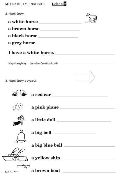 ANGLIČTINA EXPRES : Pracovní listy Toys English 3