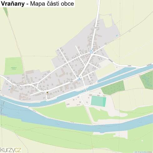 Vraňany - mapy | Kurzy.cz
