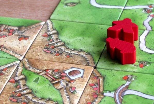 Carcassonne: Kupci a stavitelé – rozehraná hra