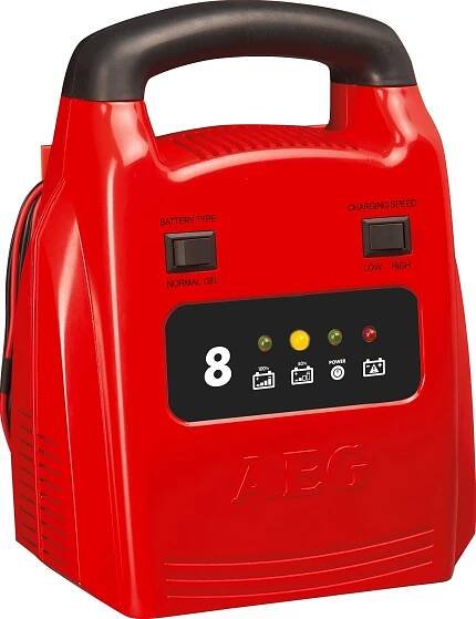 AEG Nabíječka baterií automatická 8 A, 12 V, 2 Ah - 80 Ah nakoupit u OBI