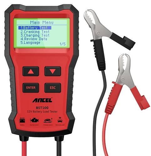 12V tester autobaterií analyzátor zátěže klikový nabíjecí obvod diagnostický nástroj US