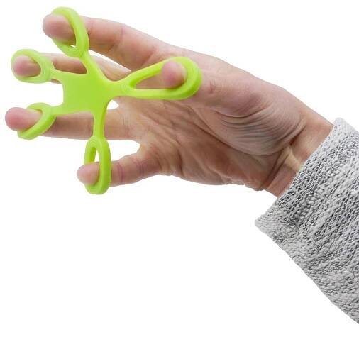 Posilovač prstů MAX CLIMBING ALIEN GREEN EASY