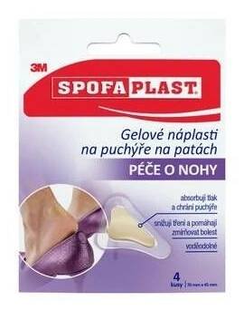 3M Spofaplast 912N Gelová náplast na puchýře na patách 4 ks