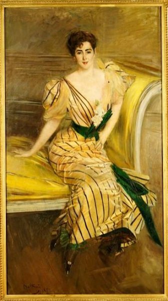 Portrét Madame Josephiny Alvear de Errazuriz, 1892 od Giovanni Boldini