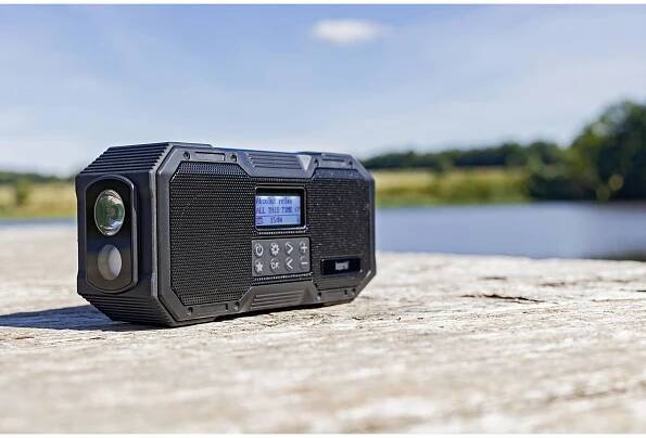 Imperial DABMAN OR 1 22-105-00 outdoorové rádio, DAB+, FM, nouzové rádio, Bluetooth, Solární panel, s USB nabíječkou, Ruční