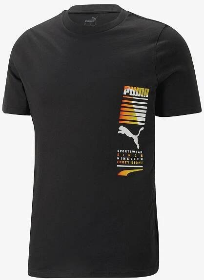 Puma - Černé pánské tričko Puma | ZOOT.cz
