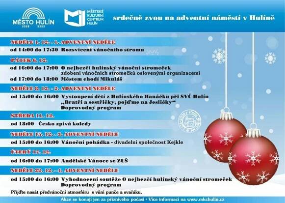 Advent na Kroměřížsku | Kroměřížsko