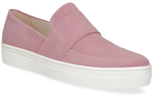 Dámské kožené slip-on starorůžové
