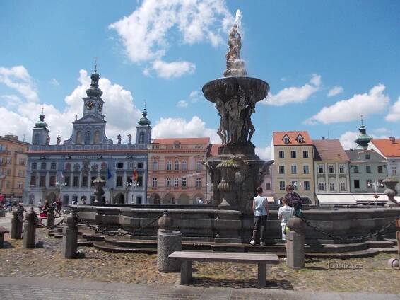 České Budějovice - námestie... - Náměstí