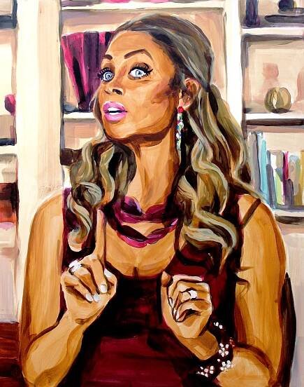 The Real Housewives Pointing Fingers — Laura Collins