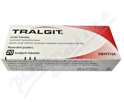 Tralgit 50mg cps.dur.20 (2x10)