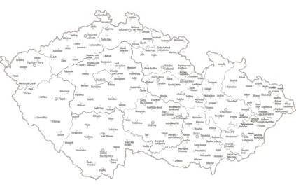 Dřevěný obraz Mapa České Republiky 140x80 cm bez označení Krajů