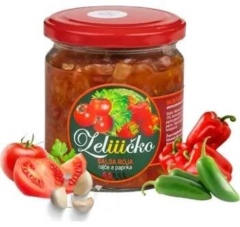 Zeličko Fermentovaná salsa Roja 350g | Rajče a červená paprika