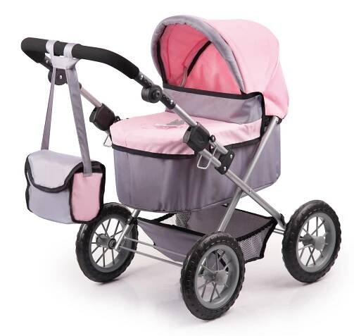 Bayer Hluboký kočárek pro panenku TRENDY v krabici 13008AA