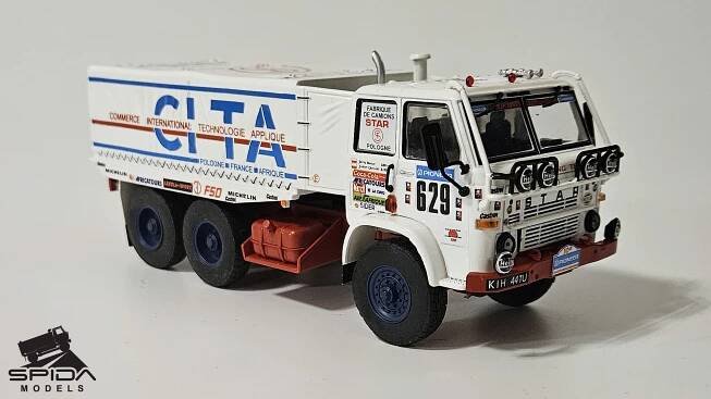Obtisky na úpravu modelu STAR 266 Dakar De Agostini s.č.629 - spidamodels