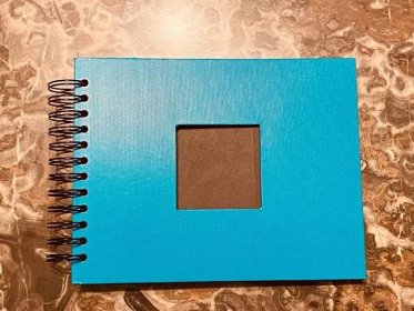 Modré scrapbookové fotoalbum - undefined