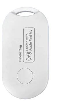 Bílý bluetooth lokátor GPS lokátor na klíče Kompatibilní s Apple Find my Kompaktní velikost