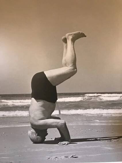 David Ben-Gurion Headstand