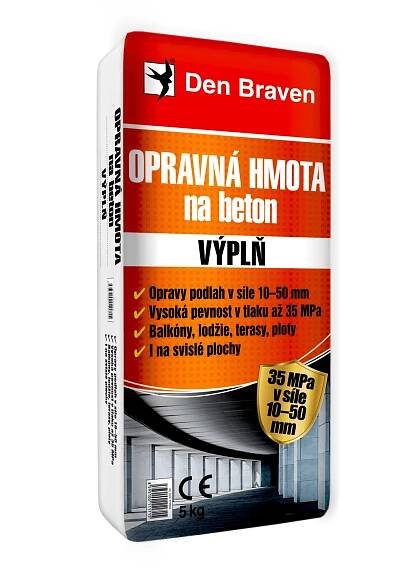 Den Braven Opravná hmota na beton VÝPLŇ, 5 kg