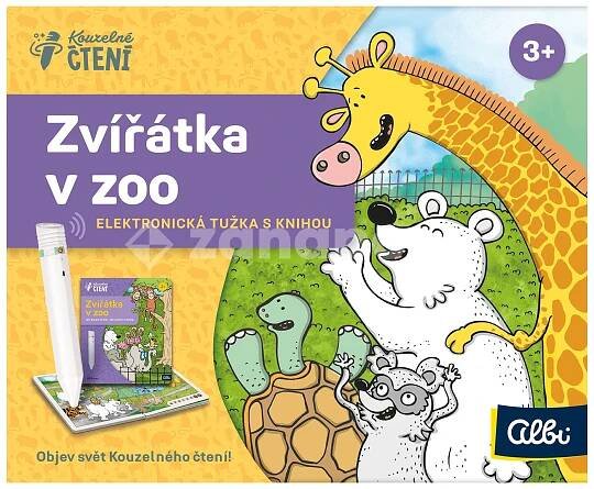 Kouzelné čtení sada - ALBI tužka 2.0 + kniha Zvířátka v ZOO - zanapo.cz